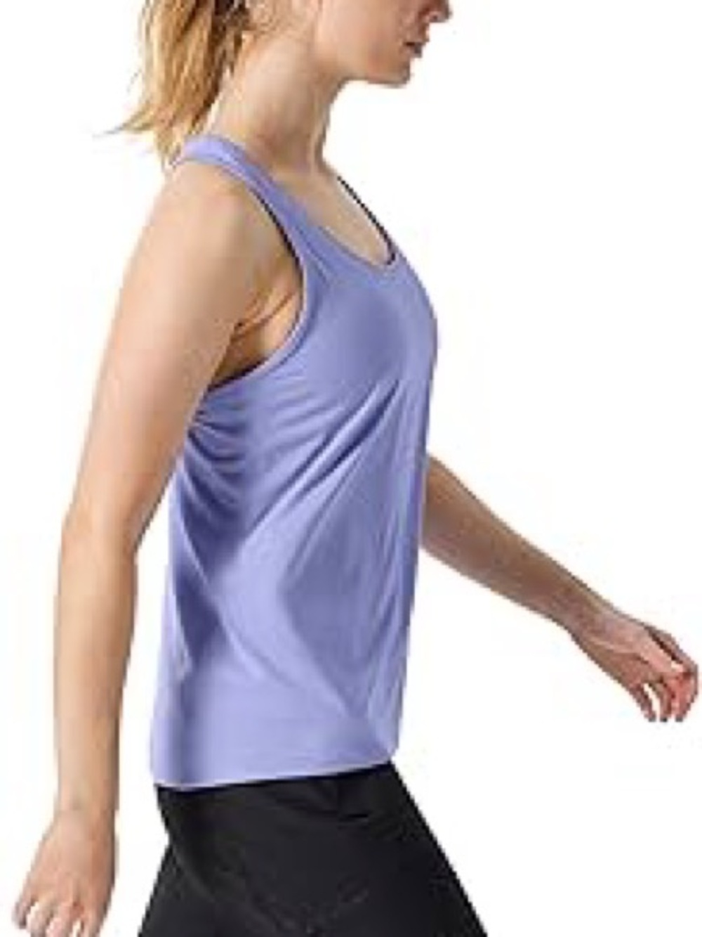 NWT Arc'teryx Taema Tank Women's lightweight tank top in light blue purple - Picture 2 of 5